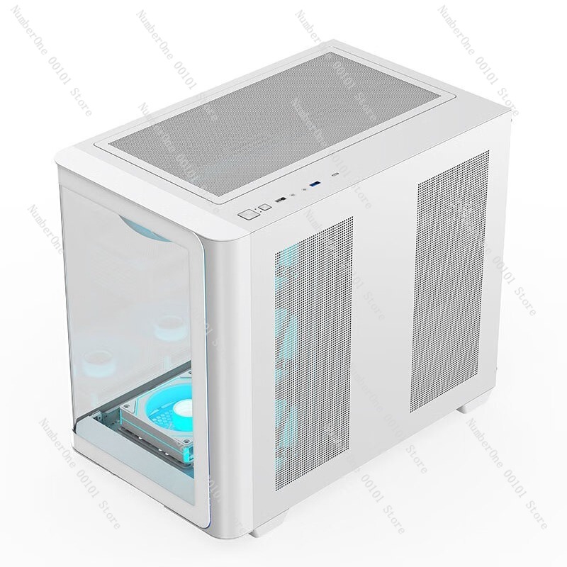 Pc Chassis - 파노라마 곡면 글래스 데스크탑 PC 케이스