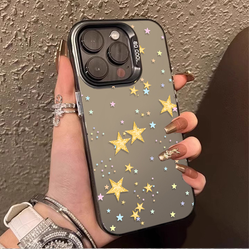 Matte Pc Case - 화려한 별무늬 무광 하드 케이스 샤오미