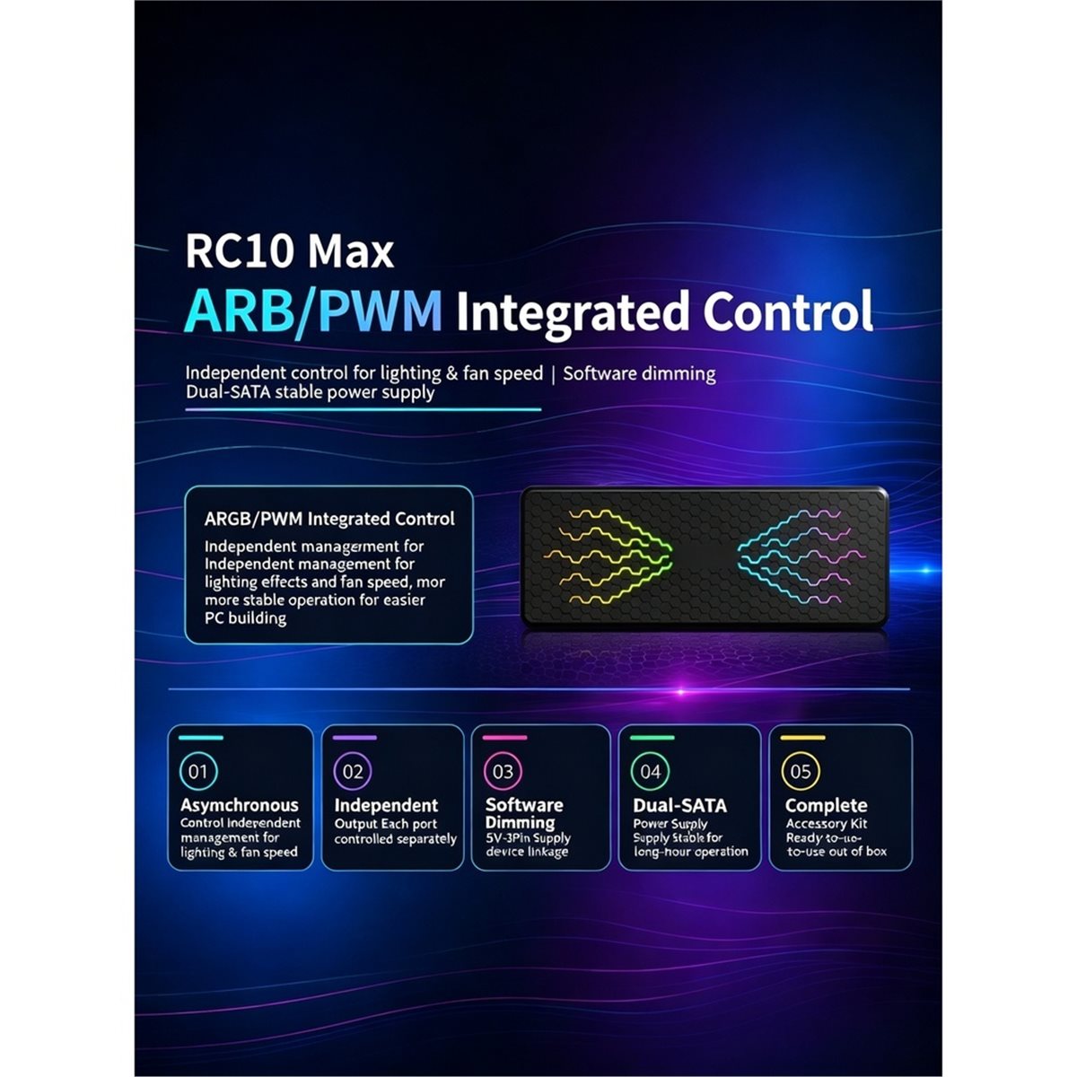 RC10max ARGB 허브 컴퓨터 케이스 5v3핀 팬 - Case Fans 리뷰 및 가격