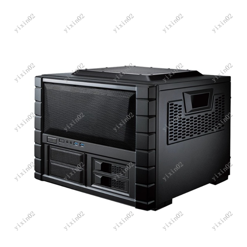 ATX 마더보드 컴퓨터 케이스 - 수평 배치 듀얼 팬  - Pc Chassis 리뷰 및 가격
