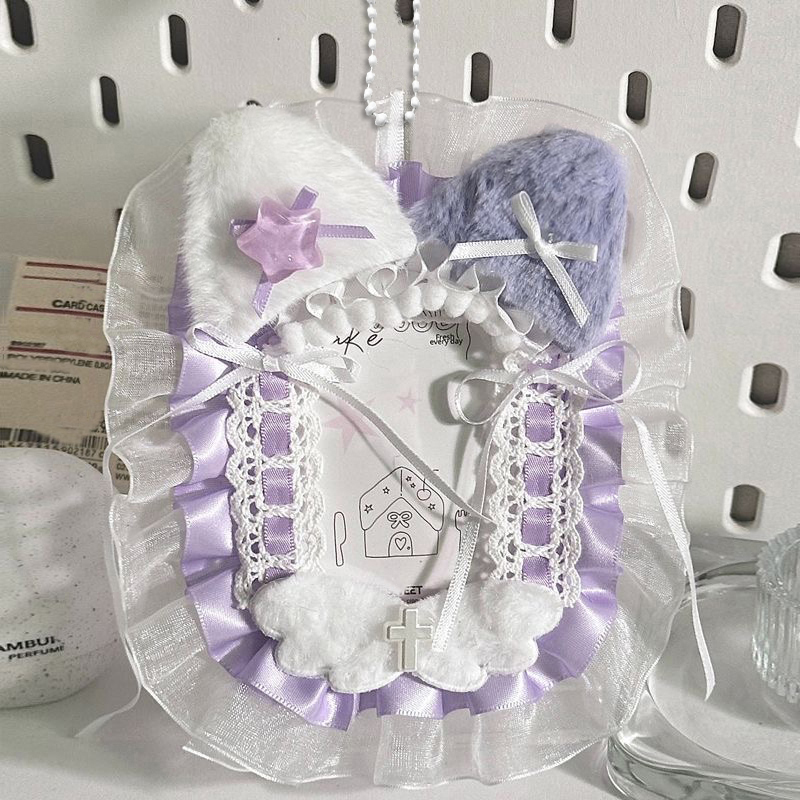 핸드메이드 데코 플러시 고양이귀 PVC 포카 홀더 걸  - Case Fans 리뷰 및 가격
