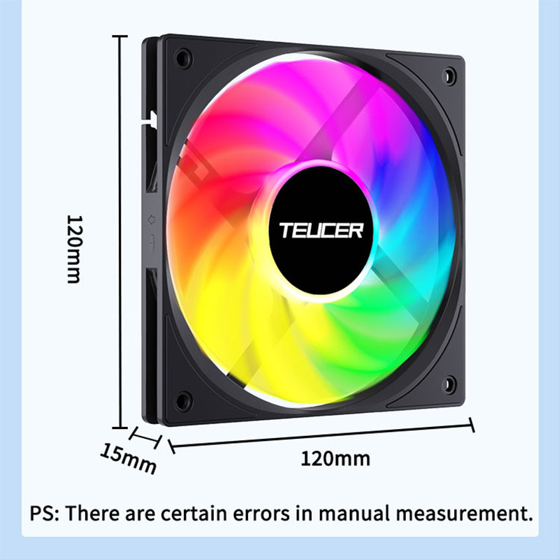Teucer 120mm PC 케이스 팬 FDB 베어링  - Pc Chassis 리뷰 및 가격