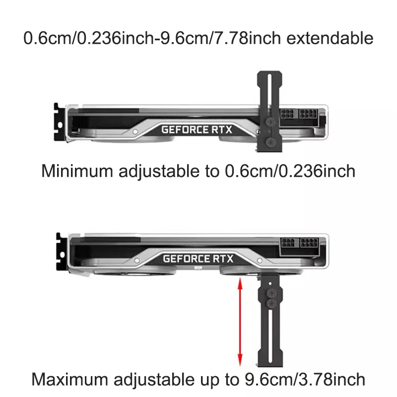 GPUHOLD 그래픽 카드 홀더, 조절 가능한 비디오  - Atx Case 리뷰 및 가격