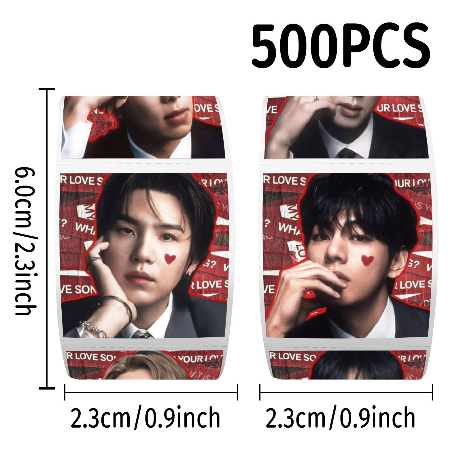 K-pop BTS 롤 스티커 500개 DIY 저널 스크 - Case Fans 리뷰 및 가격