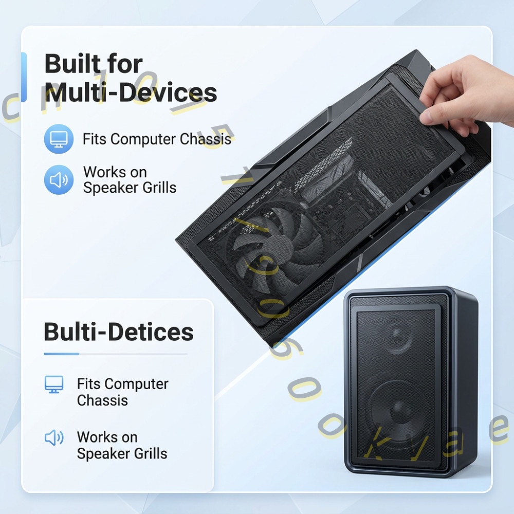 PC 컴퓨터 케이스 팬 그릴, 스피커, 홈브루용 자성  - Dust Filter Pc 리뷰 및 가격