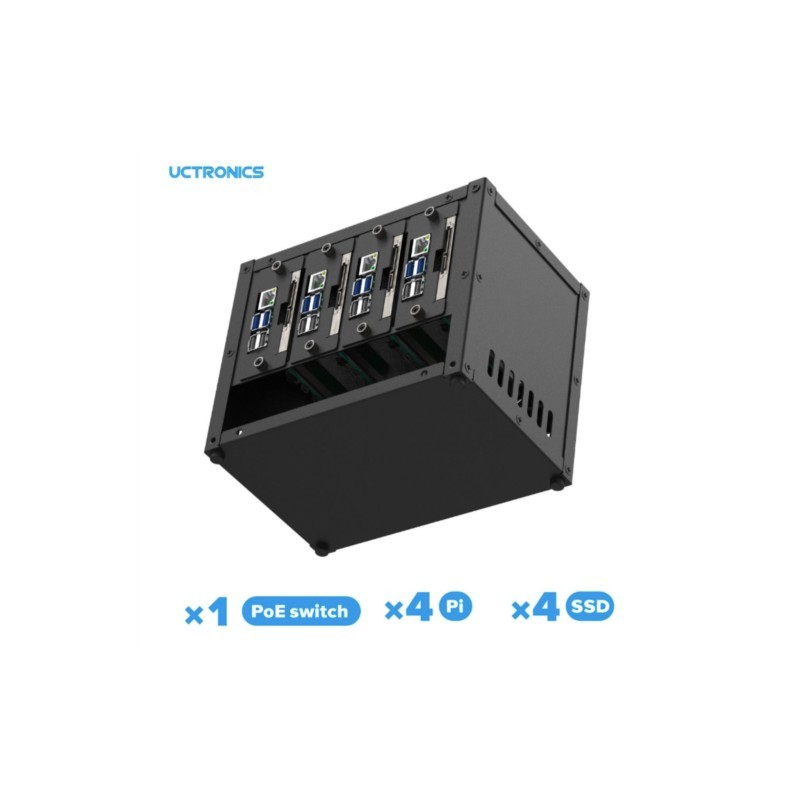 UCTRONICS 라즈베리 파이 클러스터 케이스, 멀티 - Case Fans 리뷰 및 가격